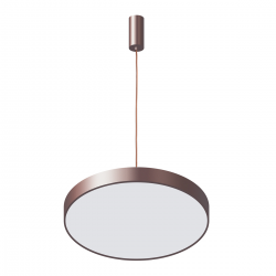 Orbital lampa wisząca LED 4000K miedziana 40cm