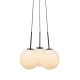 DIONE lampa wisząca okrągła biała czarna szklane kule Markslojd