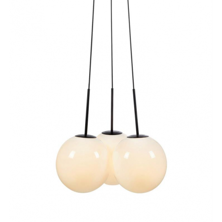 DIONE lampa wisząca okrągła biała czarna szklane kule Markslojd