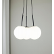 DIONE lampa wisząca okrągła biała czarna szklane kule Markslojd