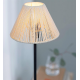 CORDA lampa stołowa czarna beżowy abażur ze sznurka Markslojd