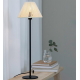 CORDA lampa stołowa czarna beżowy abażur ze sznurka Markslojd
