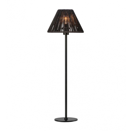 CORDA lampa stołowa czarna czarny abażur ze sznurka Markslojd