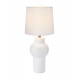 SHAPE lampa stołowa biała biały abażur Markslojd