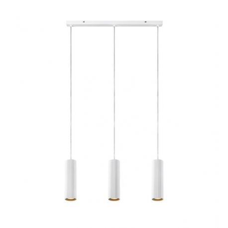 COSTILLA lampa wisząca potrójna na listwie biała GU10 Markslojd