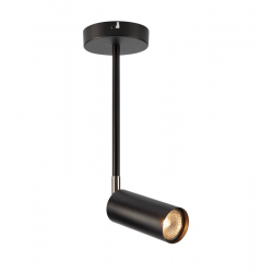 TORINO lampa sufitowa Spot czarna GU10