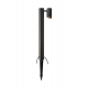 GARDEN 24 Pole Cylinder czarny reflektor zewnętrzny LED Markslojd