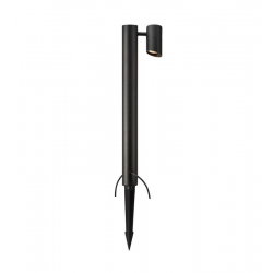 GARDEN 24 Pole Cylinder czarny reflektor zewnętrzny LED