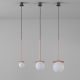 Cotton LED lampa wisząca z kloszem 10cm na sztycy różne kolory Cleoni 