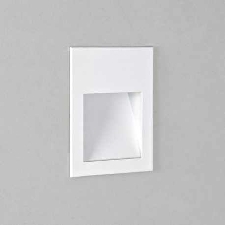 Borgo 54 LED oprawa podtynkowa ścienna schodowa 2700K matowy biały IP65 Astro Lighting
