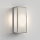 Messina 160 mleczny II kinkiet zewnętrzny  polerowany nikiel IP44 Astro Lighting