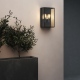 Messina podwójny kinkiet zewnętrzny  czarny z fakturą IP44 Astro Lighting