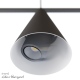 Invidia lampa wisząca podłużna szklana tuba LED z reflektorem Premium Color