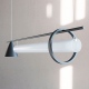 Invidia lampa wisząca podłużna szklana tuba LED z reflektorem Premium Color