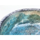 Miseczka ozdobna turkus raku 13,5cm ceramika artystyczna