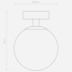 Denver plafon matowy czarny IP44 Astro Lighting