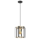 Primero lampa wisząca geometryczna Złoty czarny mat Italux