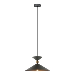 Quelto lampa wisząca metalowa 35cm Szary