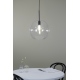 PATERA lampa wisząca przezroczysta 35cm