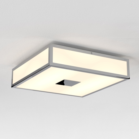 Mashiko 300 kwadratowy LED plafon polerowany chrom IP44 Astro Lighting