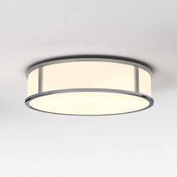 Mashiko 300 okrągły LED plafon brązowy IP44