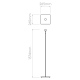 Azumi podłogowa lampa podłogowa brązowy IP20 Astro Lighting