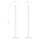 Azumi podłogowa lampa podłogowa brązowy IP20 Astro Lighting