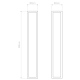 Salerno 520 LED kinkiet czarny z fakturą IP44 LED3000K CRI80 Astro Lighting