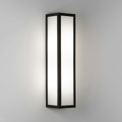 Salerno LED kinkiet czarny z fakturą IP44 LED3000K CRI80