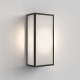 Messina 160 mleczny II kinkiet czarny z fakturą IP44 Astro Lighting