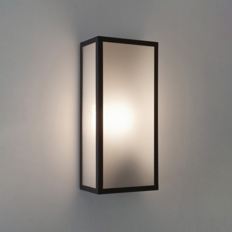 Messina Czujnik kinkiet czarny z fakturą IP44 Astro Lighting