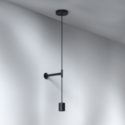 Zawiesie do lampy wiszącej 3 lampa wisząca matowy czarny IP20