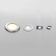 Terra okrągły 28 LED oświetlenie gruntowe szczotkowana stal nierdzewna IP65 Astro Lighting
