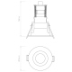 Minima Mini oprawa wpuszczana matowy biały IP20 Astro Lighting