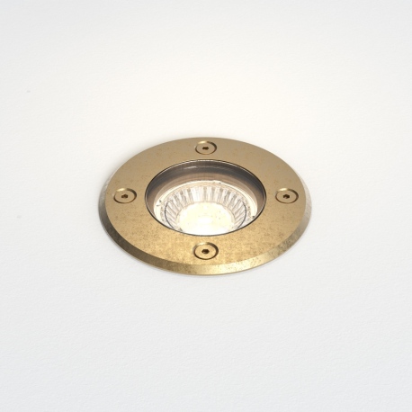 Gramos okrągły oświetlenie gruntowe mosiądz IP65 Astro Lighting