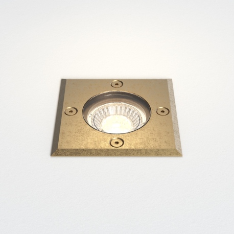 Gramos kwadratowy oświetlenie gruntowe mosiądz IP65 Astro Lighting
