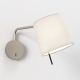 Mitsu na giętym ramieniu kinkiet matowy nikiel IP20 Astro Lighting