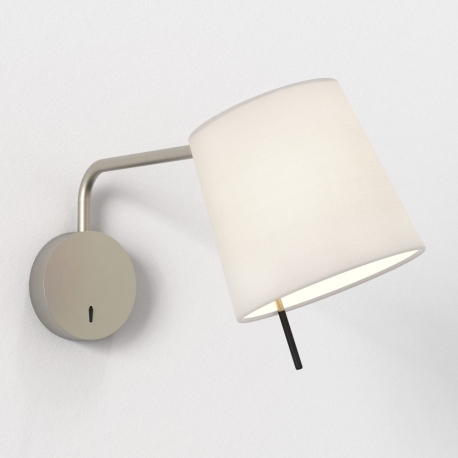 Mitsu na giętym ramieniu kinkiet matowy nikiel IP20 Astro Lighting