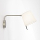 Mitsu na giętym ramieniu kinkiet matowy nikiel IP20 Astro Lighting