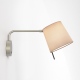 Mitsu na giętym ramieniu kinkiet matowy nikiel IP20 Astro Lighting