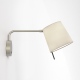 Mitsu na giętym ramieniu kinkiet matowy nikiel IP20 Astro Lighting