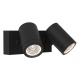 Bayville Twin podwójny Spot reflektor czarny z fakturą IP65 LED2700K CRI80 Astro Lighting