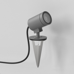 Bayville Spike Spot reflektor szary z fakturą IP65 LED3000K CRI80