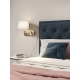 Side by Side Grande USB kinkiet do czytania matowy nikiel IP20 Astro Lighting