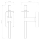 Tacoma pojedynczy kinkiet matowy czarny IP44 Astro Lighting