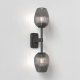 Tacoma Twin podwójny kinkiet matowy czarny IP44 Astro Lighting