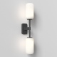 Tacoma Twin podwójny kinkiet matowy czarny IP44 Astro Lighting