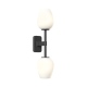 Tacoma Twin podwójny kinkiet matowy czarny IP44 Astro Lighting
