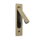 Keta USB kinkiet do czytania matowy złoty IP20 Astro Lighting
