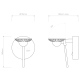 Miura kinkiet kinkiet matowy czarny IP20 LED2700K CRI90 Astro Lighting